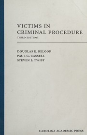 Victims In Criminal Procedure 3rd Ed Beloof Douglas E 1955