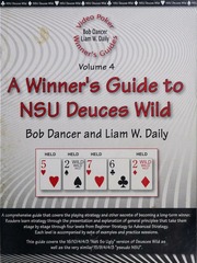 Video Poker Winners Guides Second Edition Edition Dancer Bob
