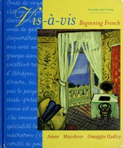 Visavis Beginning French Amon Evelyne Muyskens Judith A