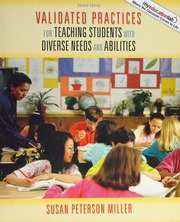 Validated Practices For Teaching Students With Diverse Needs And Abilities 2nd Ed Miller