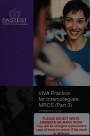 Viva Practice For Intercollegiate Mrcs Part 3 Chan Christopher