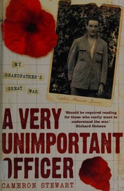 A Very Unimportant Officer Life And Death On The Somme And At Passchendaele Stewart