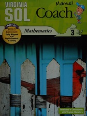 Virginia Sol Coach New Gold Edition Mathematics Grade 3 Unknown