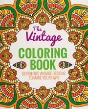 Vintage Coloring Book Canterbury Classics