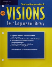 Visions Basic Language And Literacy None Linse Caroline T