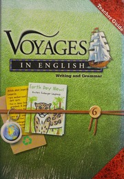 Voyages In English Gr 6 Writing And Grammar Teacher Guide Brookes