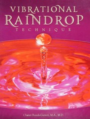Vibrational Raindrop Technique Bondsgarrett Christi Author