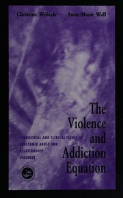 The Violence And Addiction Equation Theoretical And Clinical Issues In Substance Abuse And Relationship Violence 1 Edition Wekerle