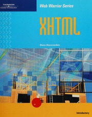 Xhtml Introductory Gosselin Don