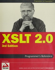 Xslt 20 Programmers Reference 3rd Ed Kay Michael 1951