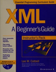 Xml A Beginners Guide Instructors Pack 1 Edition Cottrel