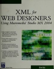 Xml For Web Designers Using Macromedia Studio Mx 2004 1 Edition Ruse