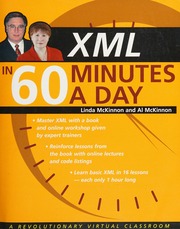 Xml In 60 Minutes A Day Mckinnon Linda Mckinnon Al