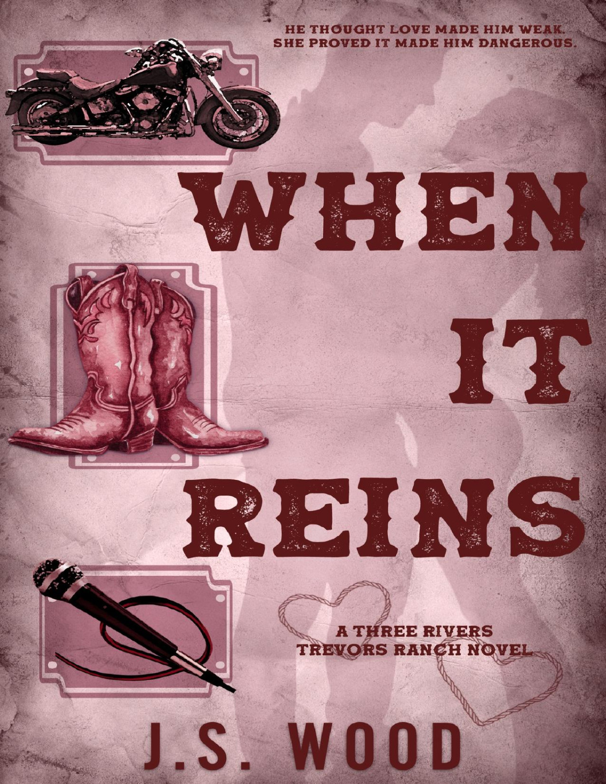 When It Reins A Contemporary Small Town Western Romance Three Rivers Trevors Ranch Book 5 Js Wood