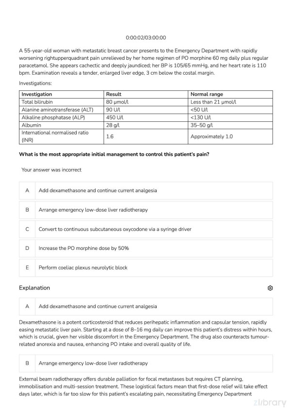 Mrcp Part 2 Pastpaper Mcqs March 2025 Pastest