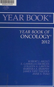 Year Book Of Oncology 2012 Arceci Robert