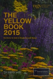 The Yellow Book 2015 The National Gardens Scheme National Gardens Scheme England And Wales