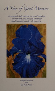 A Year Of Good Manners Second Edition Sinclair Margery Polk