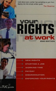 Your Rights At Work 2rev Ed Edition Trades Union Congress