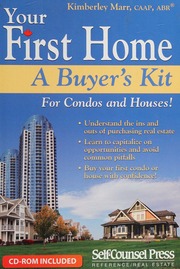 Your First Home A Buyers Kit For Condos And Houses Marr Kimberley