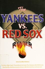 The Yankees Vs Red Sox Reader Robbins Mike 1971