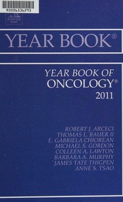 The Year Book Of Oncology 2011 Arceci Robert J