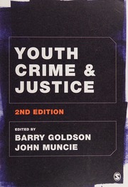 Youth Crime Justice Goldson Barry Editor Muncie John Editor