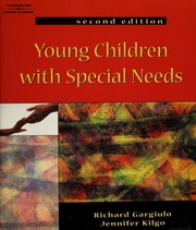 Young Children With Special Needs An Introduction To Early Childhood Special Education None 2nd Ed Gargiulo