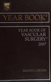 Yearbook Of Vascular Surgery 1 Edition Moneta Gregory L