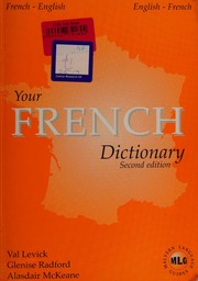 Your French Dictionary Frenchenglish Englishfrench 2nd Ed Levick