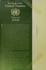 Yearbook Of The United Nations 2006 Volume 60 Unknown