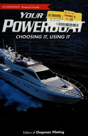 Your New Powerboat Choosing It Using It Jessie Diana Marshall