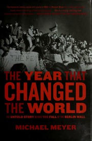 The Year That Changed The World 1st Scribner Hardcover Ed Meyer
