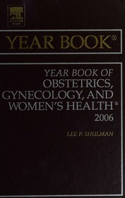 Year Book Of Obstetrics Gynecology And Womens Health 2006 Rev Ed Edition Unknown