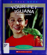 Your Pet Iguana Revised Edition Landau Elaine