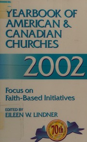 Yearbook Of American Canadian Churches 2002 70th Edition Lindner