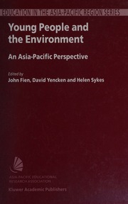 Young People And The Environment An Asiapacific Perspective Fien