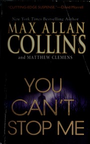 You Cant Stop Me Collins Max Allan Clemens Matthew V Copyright Paperback Collection Library Of Congress Dlc
