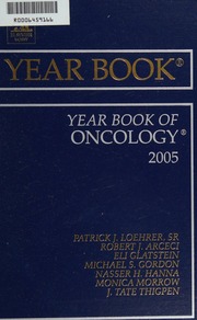 The Year Book Of Oncology 2005 Rev Ed Edition Loehrer Patrick J