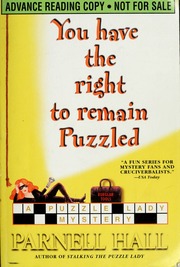 You Have The Right To Remain Puzzled A Puzzle Lady Mystery Hall