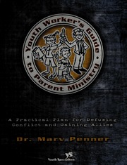 Youth Workers Guide To Parent Ministry Penner Marv 1951