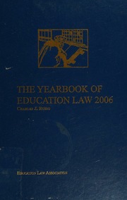 The Yearbook Of Education Law 2006 Russo Charles J