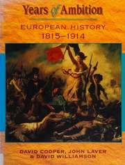 Years Of Ambition European History 18151914 Cooper David Laver