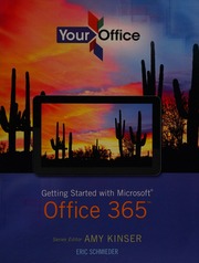 Your Office Getting Started With Microsoft Office 365 Kinser