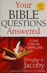 Your Bible Questions Answered Jacoby Douglas A 1959