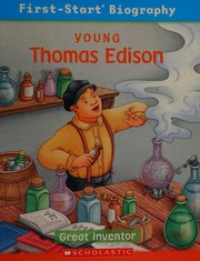 Young Thomas Edison Great Inventor Nemes Claire Himmelman John
