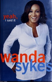 Yeah I Said It 1st Atria Books Hardcover Ed Wanda Sykes