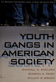 Youth Gangs In American Society 3rd Ed Shelden Randall G 1943