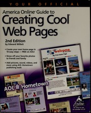 Your Official America Online Guide To Creating Cool Web Pages 2nd Ed Willett