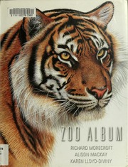 Zoo Album 1st American Ed Morecroft Richard Mackay Alison Lloyddiviny
